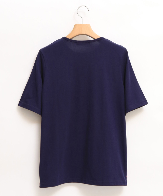ワッペン クルーネック Tシャツ【吸汗速乾】
