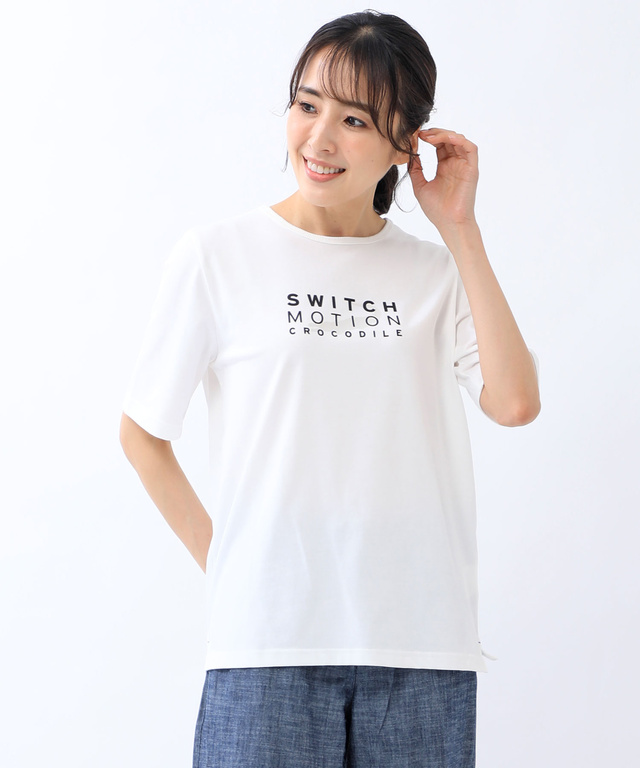 ロゴプリントTシャツ【吸汗速乾】
