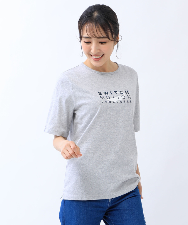 ロゴプリントTシャツ【吸汗速乾】