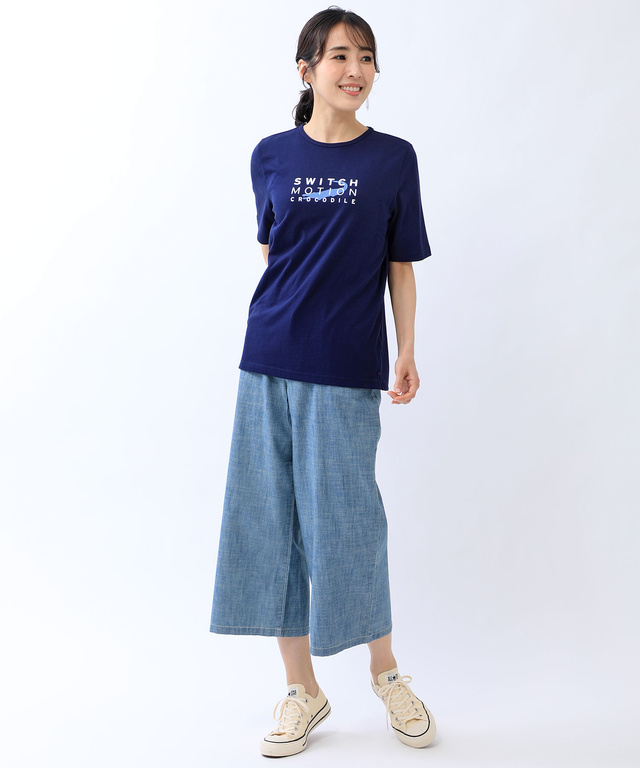 ロゴプリントTシャツ【吸汗速乾】