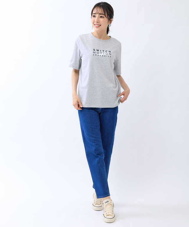 ロゴプリントTシャツ【吸汗速乾】