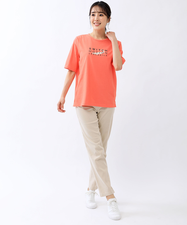 ロゴプリントTシャツ【吸汗速乾】