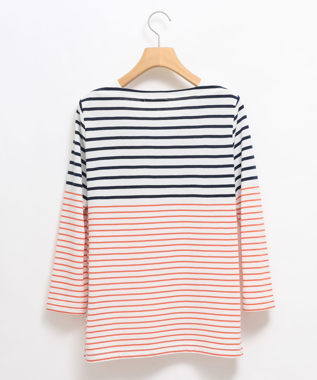 鹿の子 ボーダー Tシャツ【UV加工】