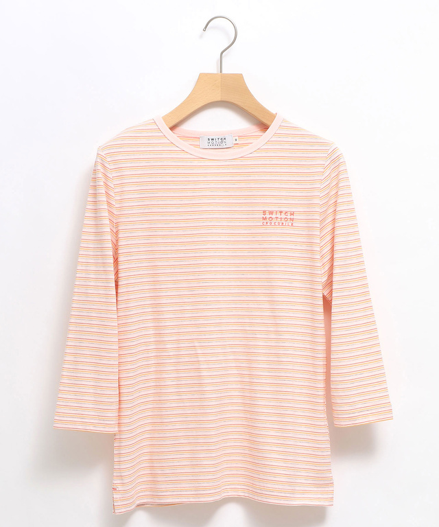 天竺 ボーダー Tシャツ【UV加工】