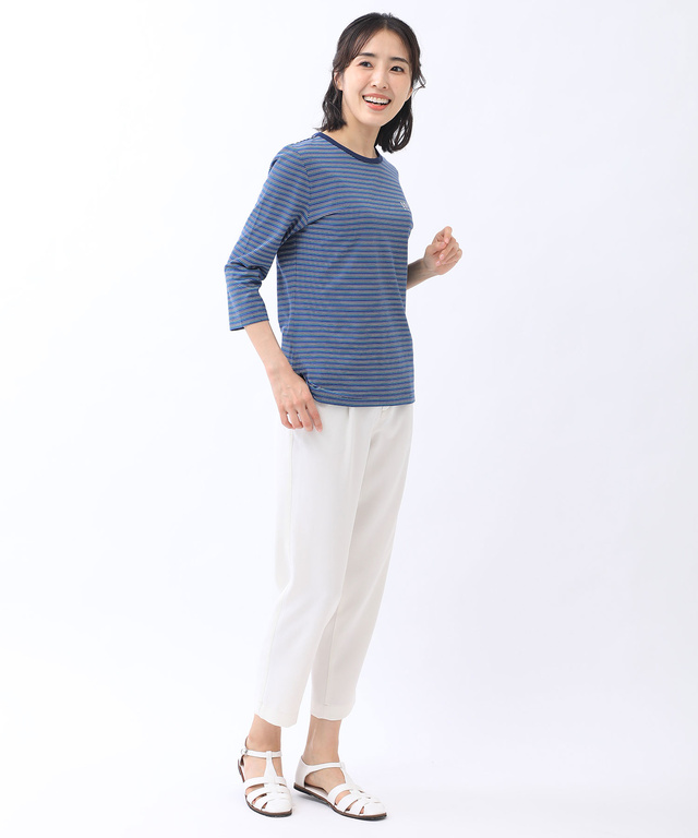 天竺 ボーダー Tシャツ【UV加工】