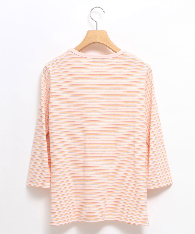 天竺 ボーダー Tシャツ【UV加工】