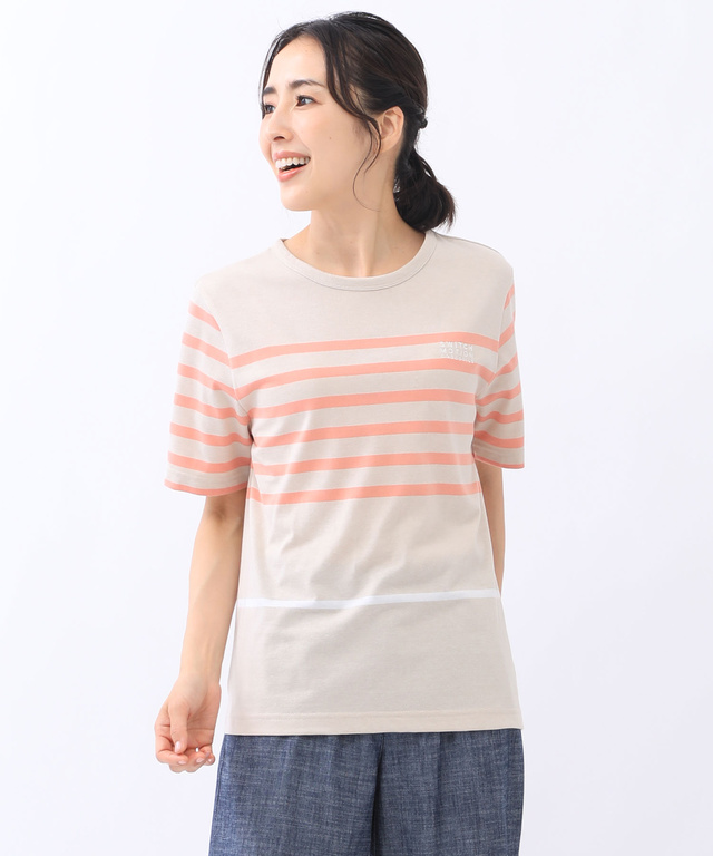 パネルボーダー Tシャツ【吸汗速乾】