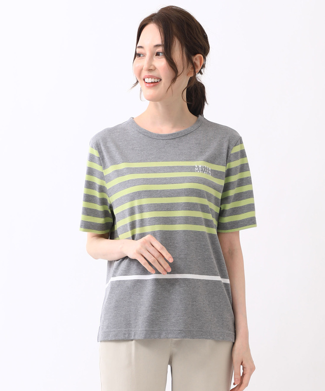 パネルボーダー Tシャツ【吸汗速乾】