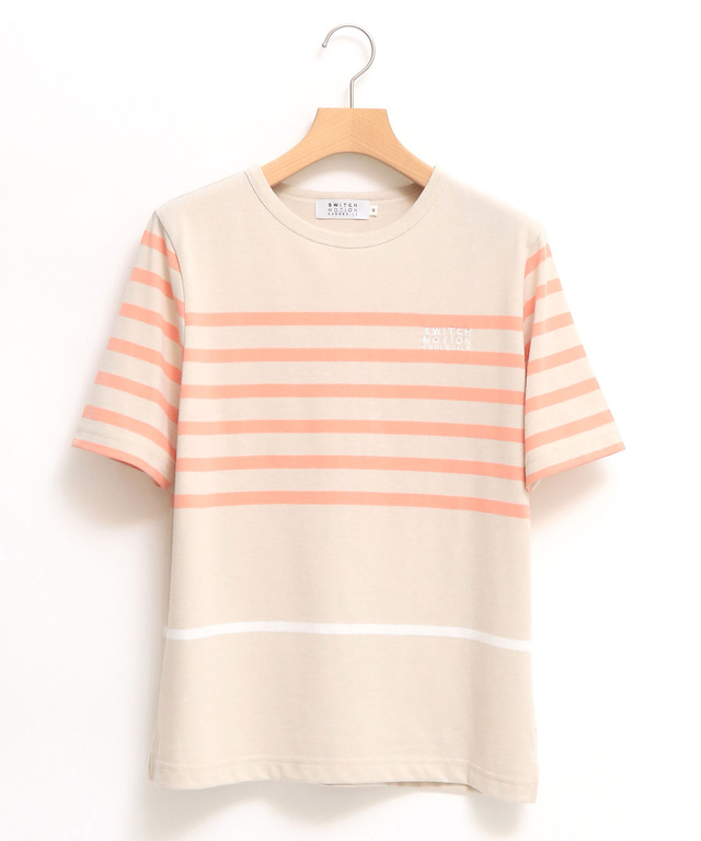 パネルボーダー Tシャツ【吸汗速乾】