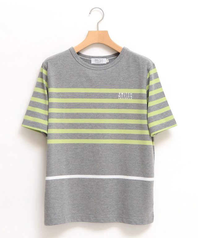 パネルボーダー Tシャツ【吸汗速乾】
