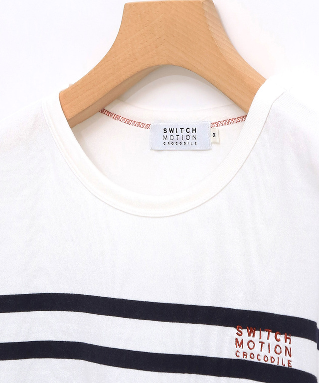 パネルボーダー Tシャツ【吸汗速乾】