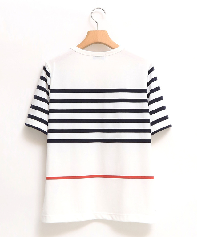 パネルボーダー Tシャツ【吸汗速乾】