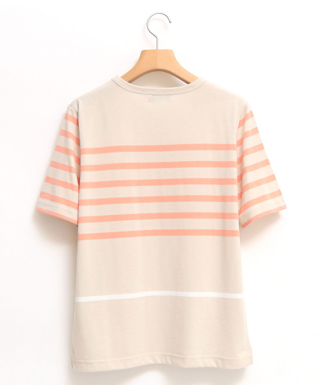 パネルボーダー Tシャツ【吸汗速乾】