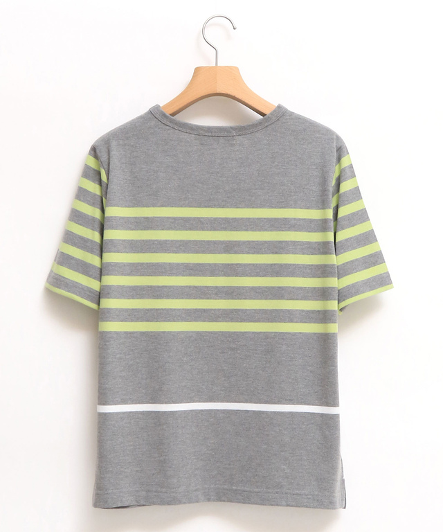 パネルボーダー Tシャツ【吸汗速乾】