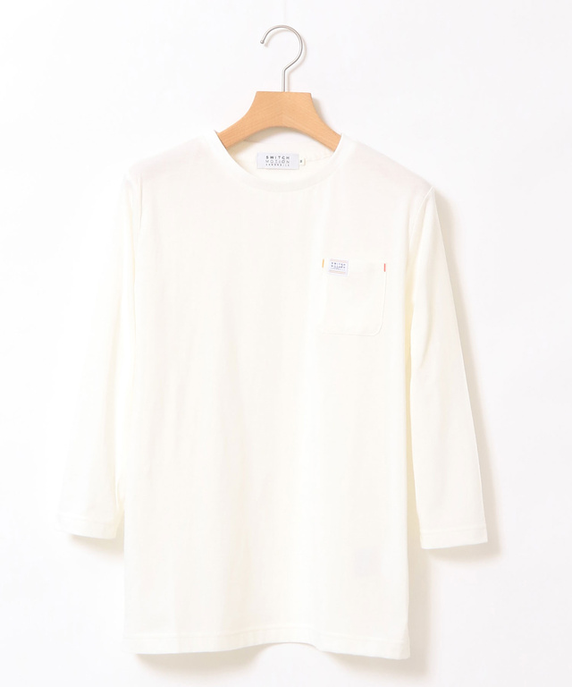 ハイゲージ 七分袖 Tシャツ【ウガンダ オーガニック コットン】
