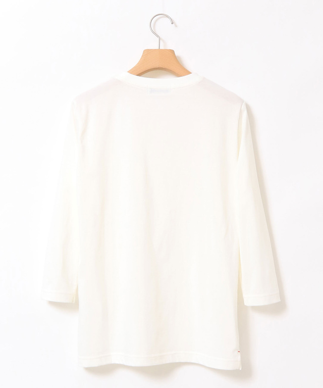 ハイゲージ 七分袖 Tシャツ【ウガンダ オーガニック コットン】