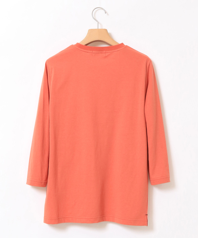 ハイゲージ 七分袖 Tシャツ【ウガンダ オーガニック コットン】