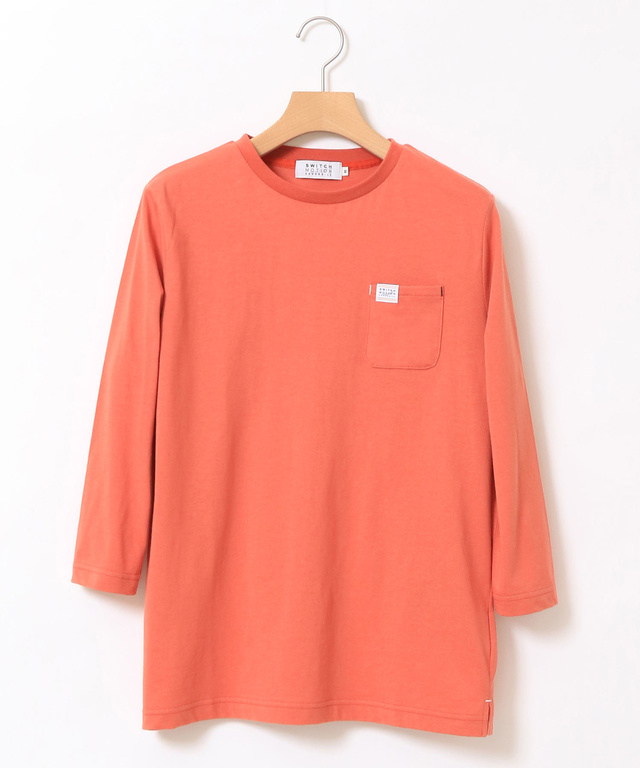 ハイゲージ 七分袖 Tシャツ【ウガンダ オーガニック コットン】