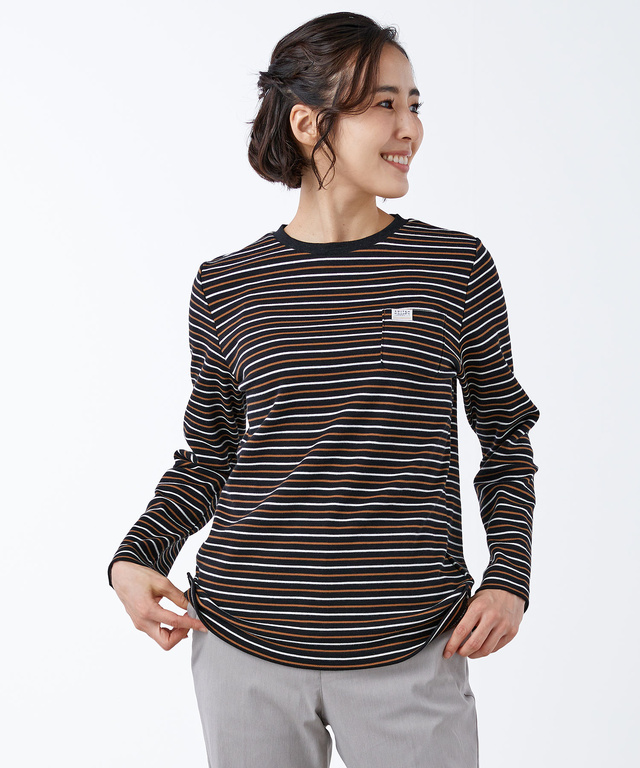 スムース ボーダー カットソー【ウガンダ オーガニック コットン】