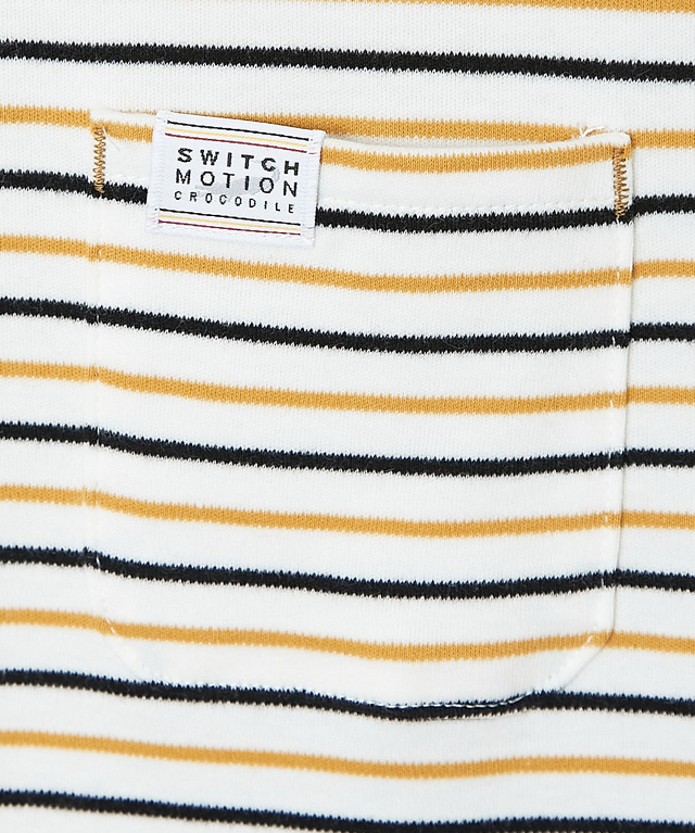 スムース ボーダー カットソー【ウガンダ オーガニック コットン】