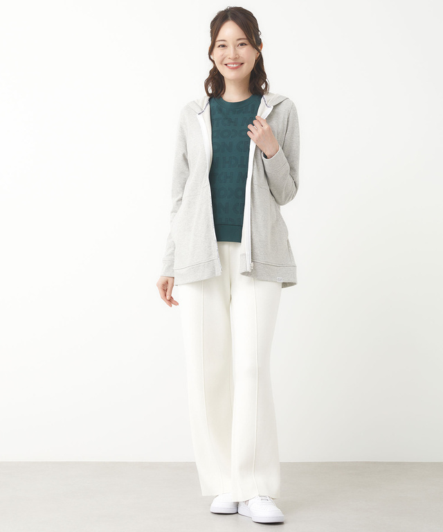 裏毛 ロゴジップ パーカー