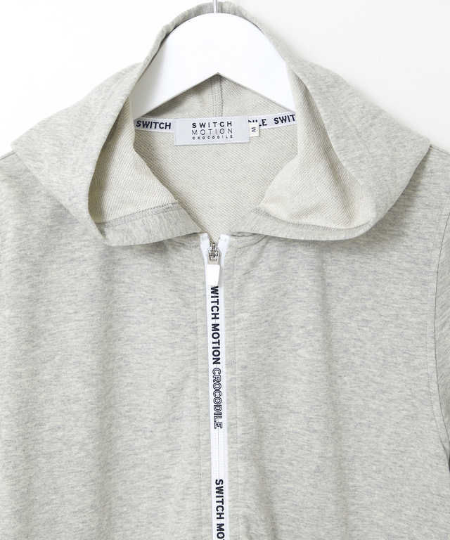 裏毛 ロゴジップ パーカー