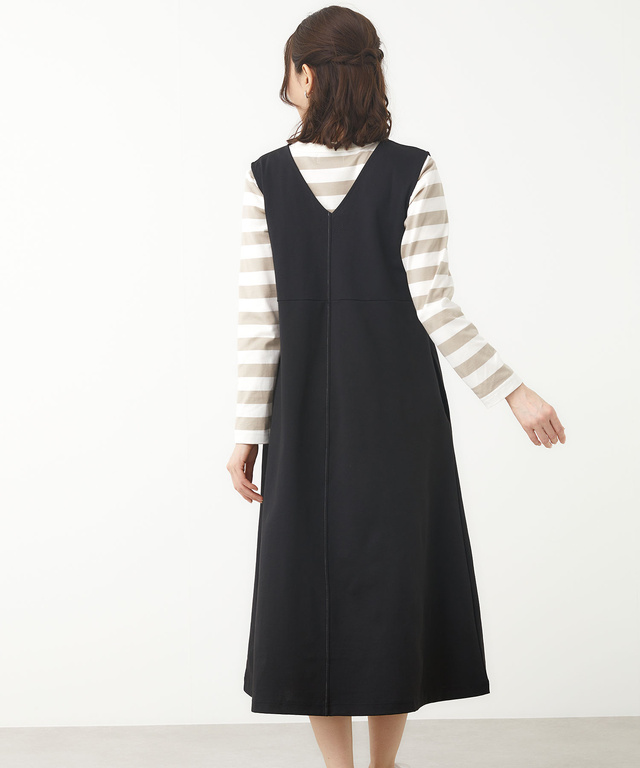 ストレッチポンチ ジャンパースカート