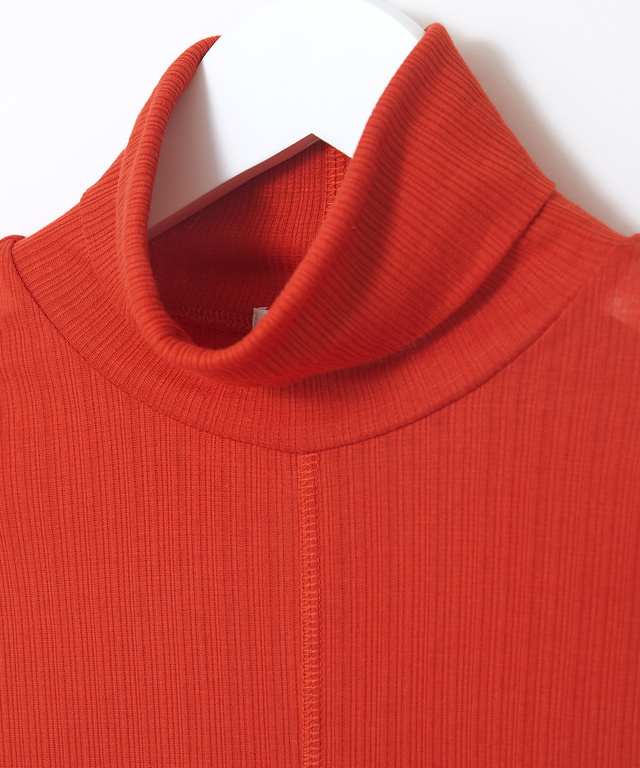 ランダムテレコ メロー ハイネック カットソー