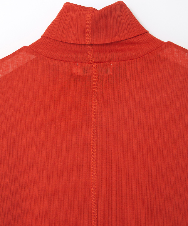 ランダムテレコ メロー ハイネック カットソー