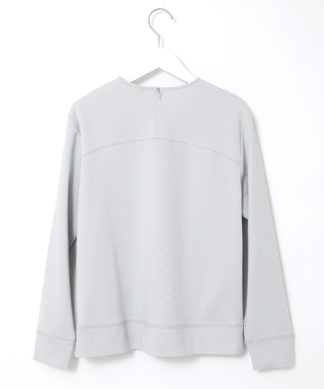 ストレッチポンチ クルーネック プルオーバー