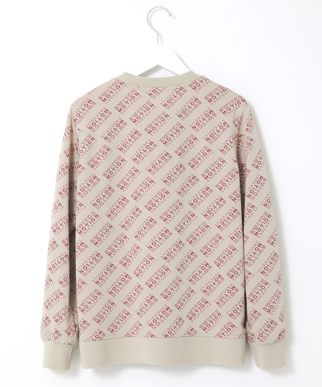 バイアス ロゴジャカード トレーナー