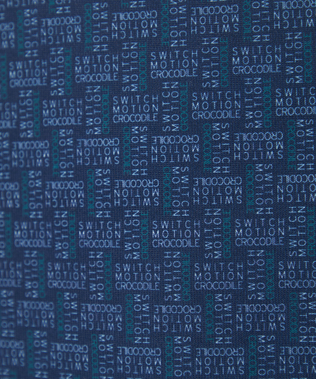 ロゴプリント ハイネック カットソー