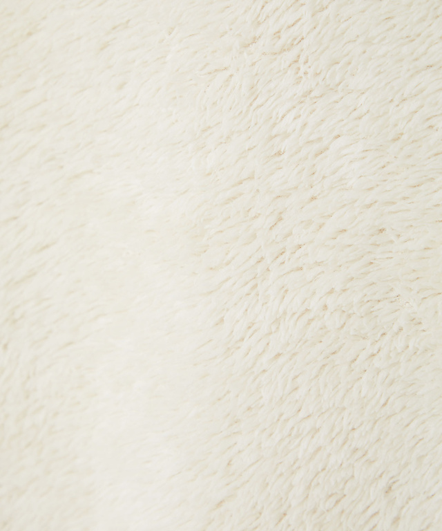 フリース クルーネック カーディガン