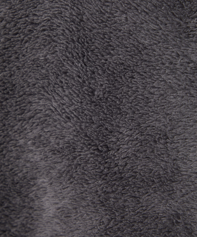 フリース クルーネック カーディガン