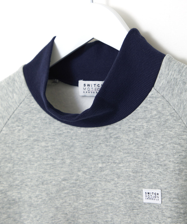 裏起毛 ハイネック チュニック