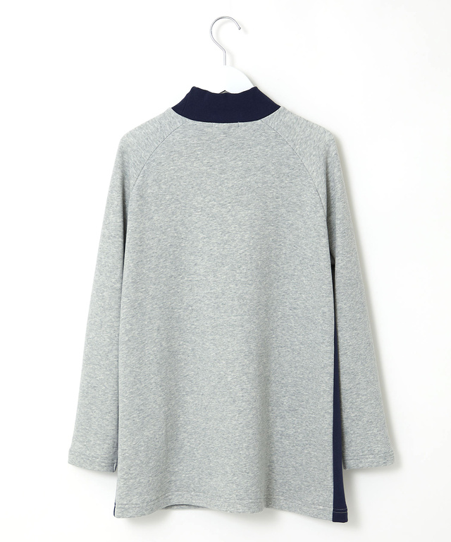 裏起毛 ハイネック チュニック