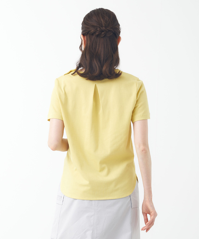 バックタック 無地 Tシャツ【吸汗速乾】
