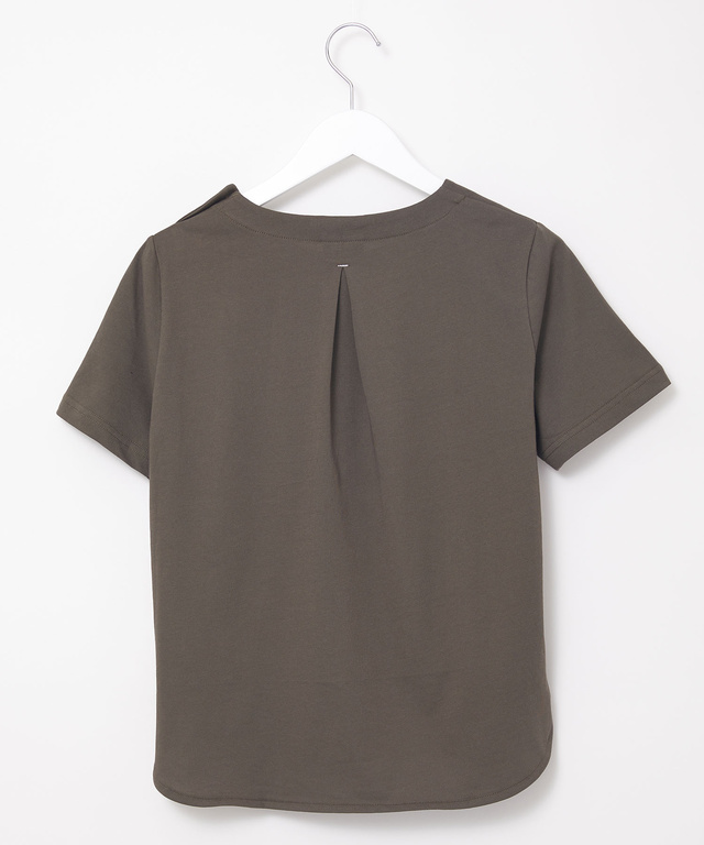 バックタック 無地 Tシャツ【吸汗速乾】