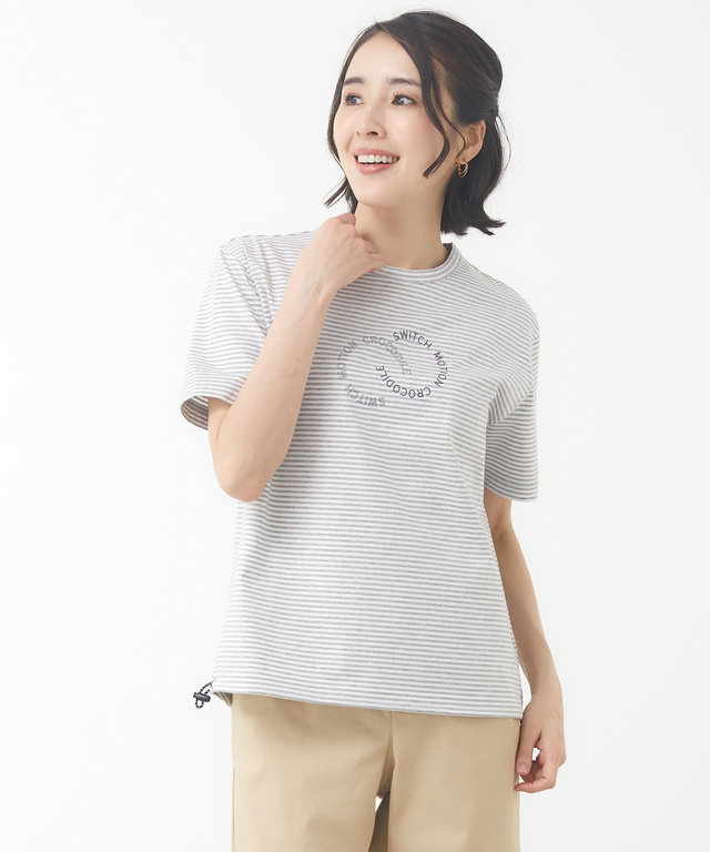 ロゴリング プリント Tシャツ