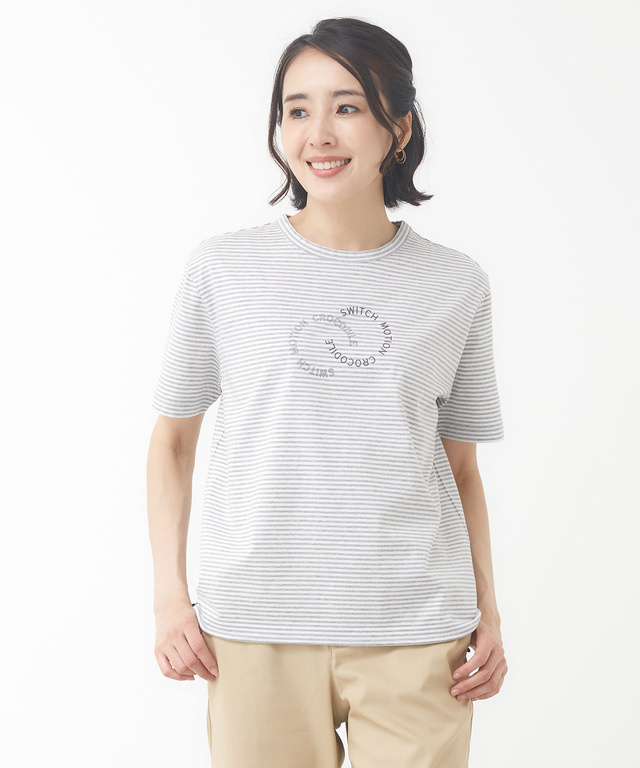 ロゴリング プリント Tシャツ
