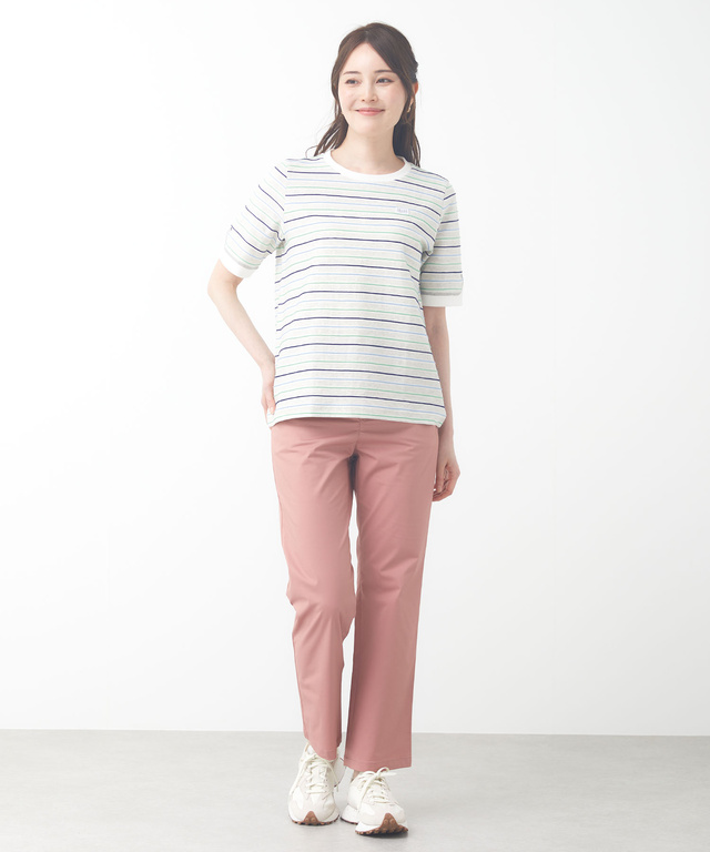 ジャガード ボーダー Tシャツ