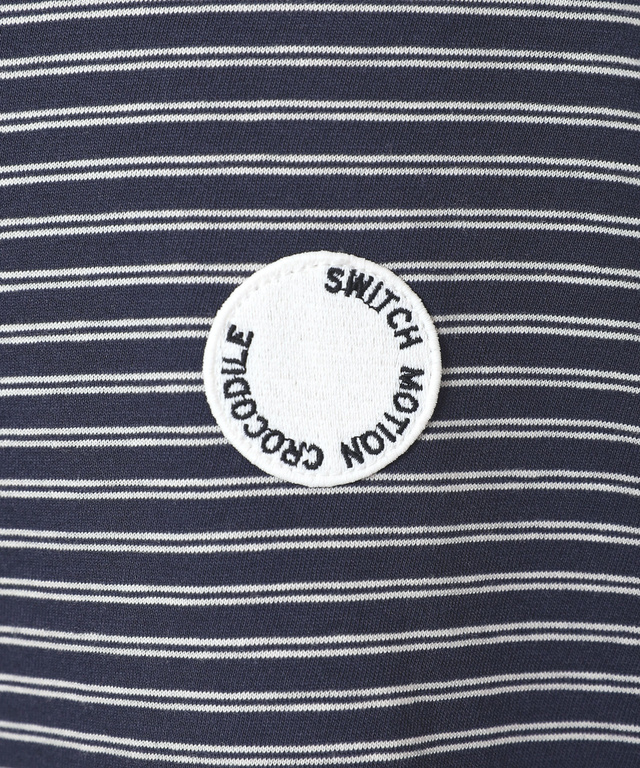スノーコットン ボーダー Tシャツ【接触冷感】