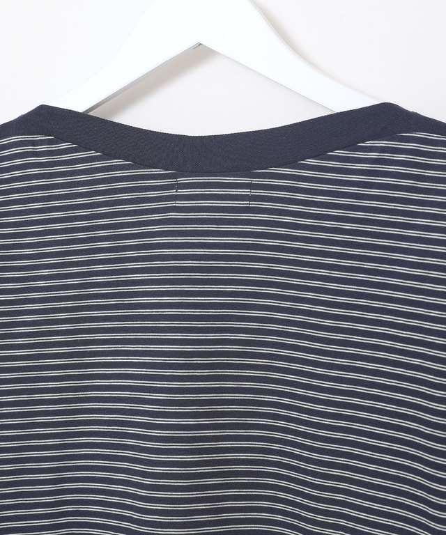 スノーコットン ボーダー Tシャツ【接触冷感】
