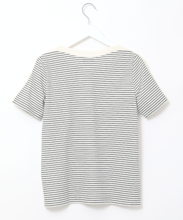 スノーコットン ボーダー Tシャツ【接触冷感】