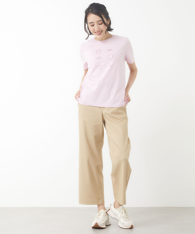 スノーコットン プリント Tシャツ【接触冷感】