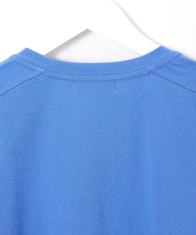 無地 切り替え クルーネック Tシャツ