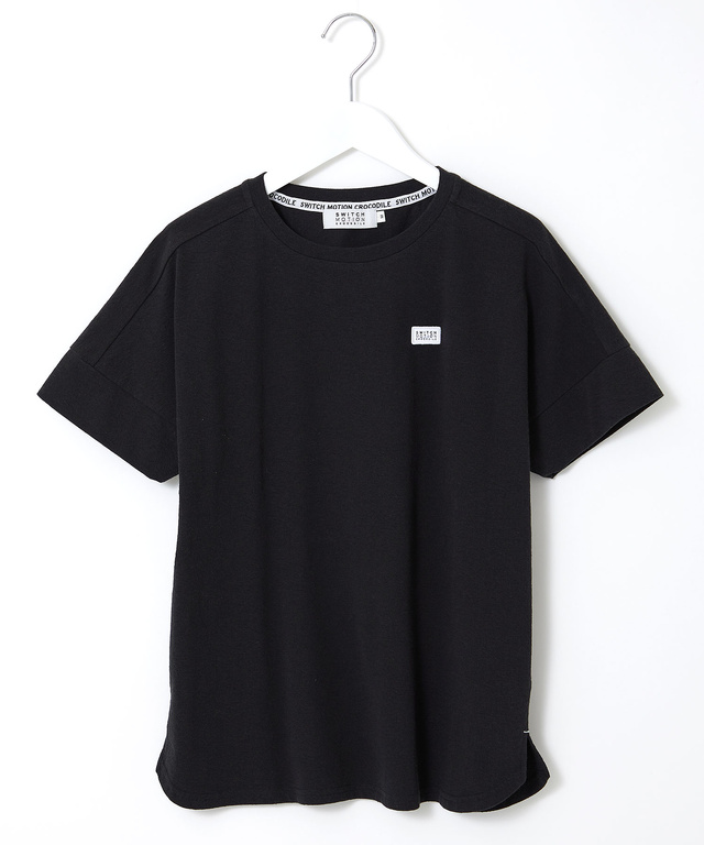 無地 切り替え クルーネック Tシャツ