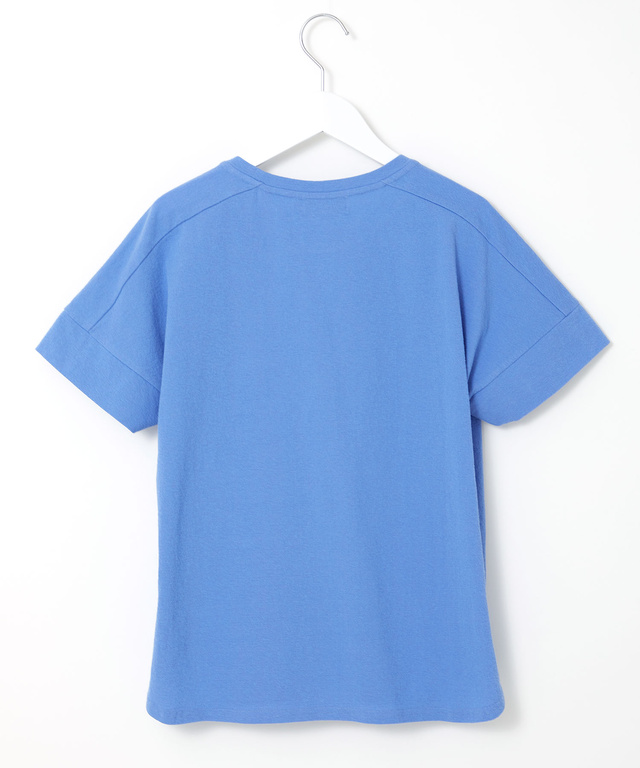 無地 切り替え クルーネック Tシャツ