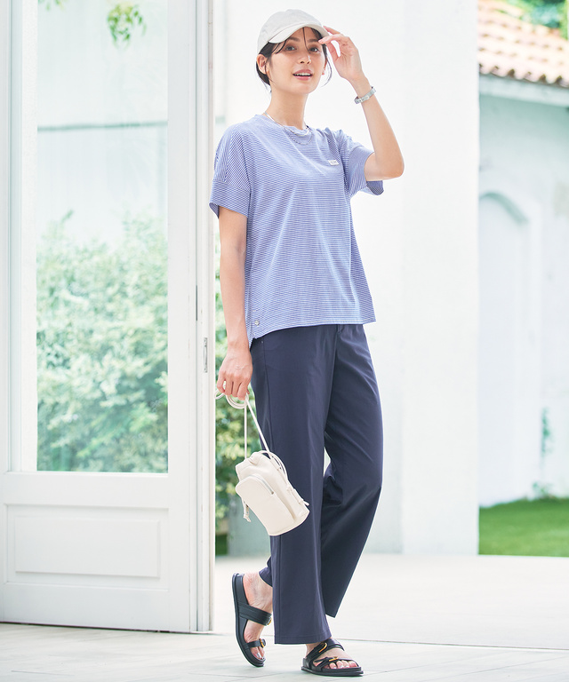 天竺 切り替えデザイン Tシャツ