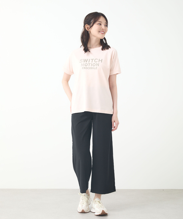 プレーティング天竺 ロールアップ Tシャツ【接触冷感】